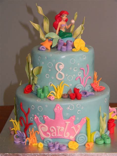 Ariel Little Mermaid Cake - CakeCentral.com