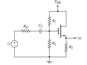 Small Signal Analysis of Common Drain (CD) MOSFET Amplifier | Online Small Signal Analysis of ...