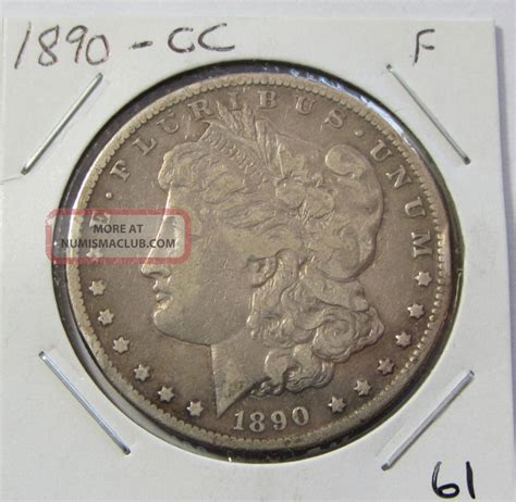 1890 Cc Morgan Silver Dollar