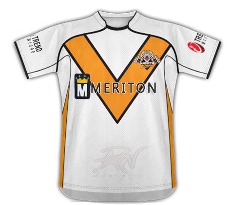 Drews Portfolio: Wests Tigers 2012 Jersey design