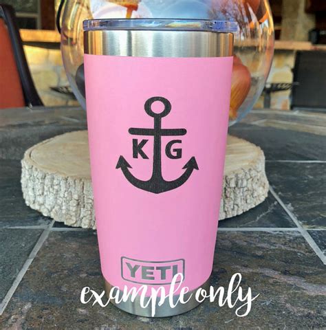 Pink YETI Tumbler Engraved Name 20oz YETI Tumbler Limited | Etsy