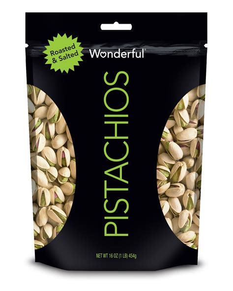 Wonderful Roasted & salted Pistachios, 16 Oz - Walmart.com