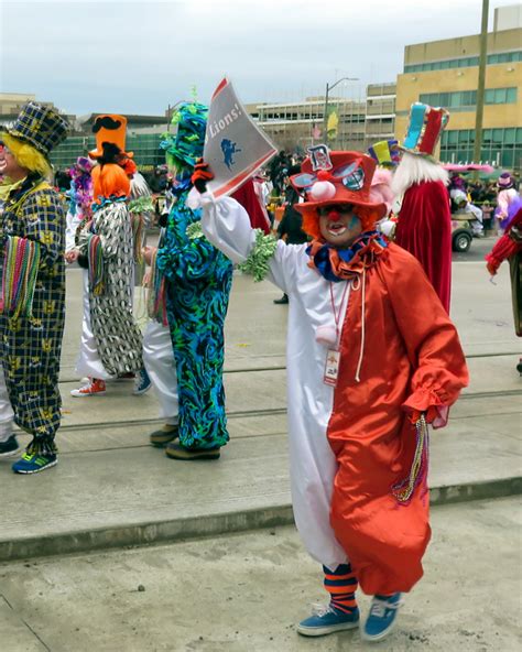 Clown at the Thankgiving Day 2015 parade