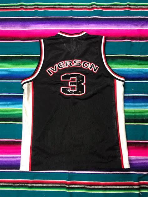 Vintage 2000’s Allen Iverson Reebok Basketball Jersey | Grailed