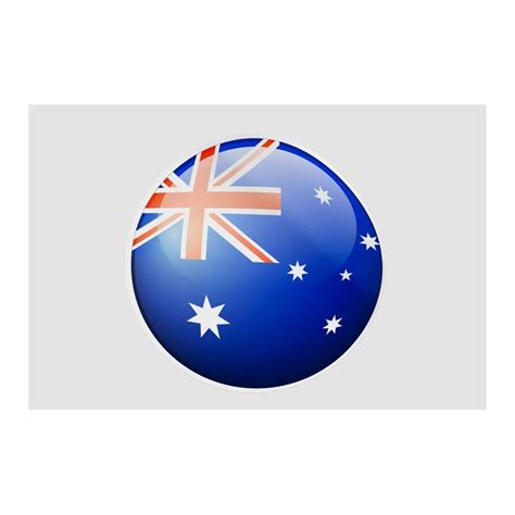 Australia Flag Style 4 Sticker - DecalsHouse