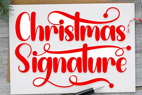 Christmas Signature Font by andikastudio · Creative Fabrica