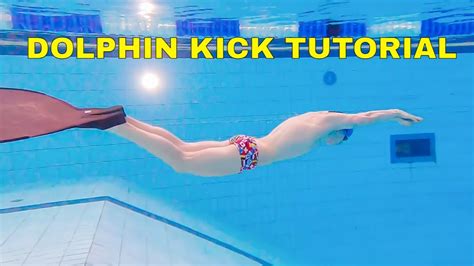 How to swim dolphin kick - swimming tutorial for beginners - YouTube