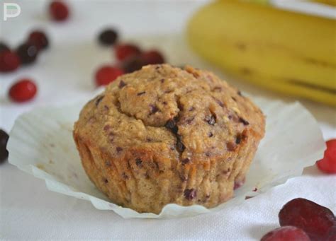 Oatmeal, Cranberry Banana Muffins (Gluten Free) - Perspective Portions