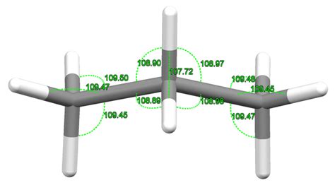 organic chemistry - What are the bond angles of propane? - Chemistry ...