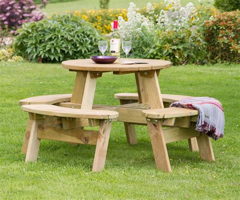 Small round picnic table - Spirit of Wood