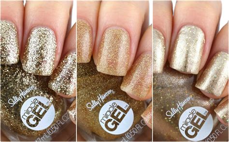 Sally Hansen | Holiday 2019 Oh My Gold! Miracle Gel Collection: Review and Swatches | The Happy ...