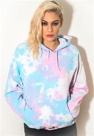 Pink Blue Pastel Tie Dye Womens Hoodie | VintageStoreGB | ASOS Marketplace