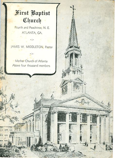 Atlanta First Baptist Church | Florida Baptist Historical Society