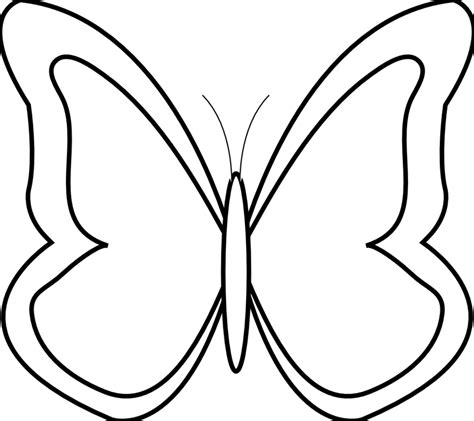 Line Butterfly - ClipArt Best