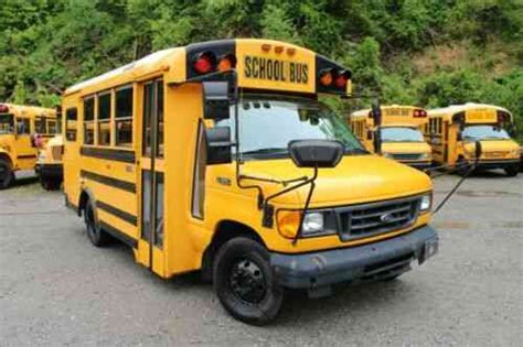 Ford Wheelchair School Bus With A/c E350 Diesel Engine: Vans, SUVs, and Trucks Cars