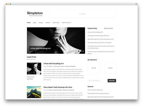 29 Simple WordPress Themes for Writers & Authors - 2024 | Blog themes wordpress, Simple ...