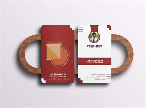 Vertical Business Card design by Rabiul Islam Biplob on Dribbble