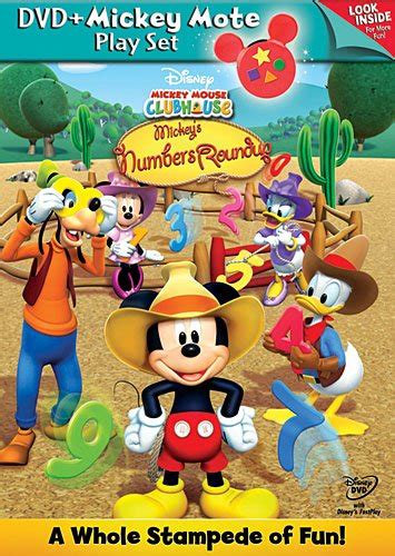 Amazon.com: Mickey Mouse Clubhouse: Mickey's Numbers Roundup - DVD with Mickey Mote : Mickey ...