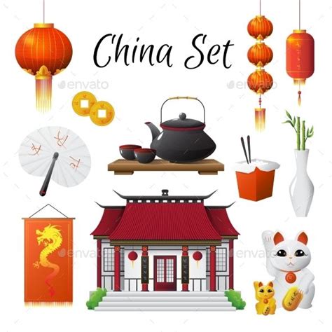 China Culture Traditions Symbols Collection | China culture, Chinese ...