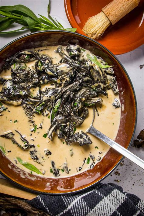 A Delicious Black Trumpet Mushroom Sauce