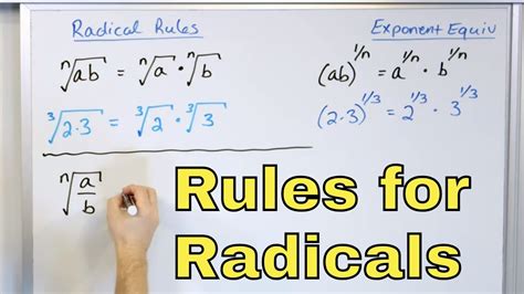 Rules For Multiplying Radical Expressions