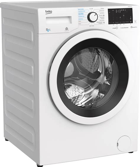 Freestanding Washer Dryer (8 kg / 5 kg, 1400 rpm) | WDR8540121W | BEKO