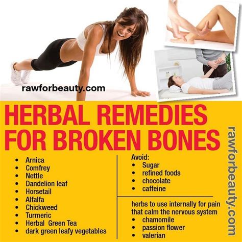 herbal remedies for broken bones | Heal broken bones, Broken bone, Herbal remedies