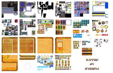 The Spriters Resource - Full Sheet View - Bomberman Land 2 - Survival Bomberman Tiles (Lobby ...
