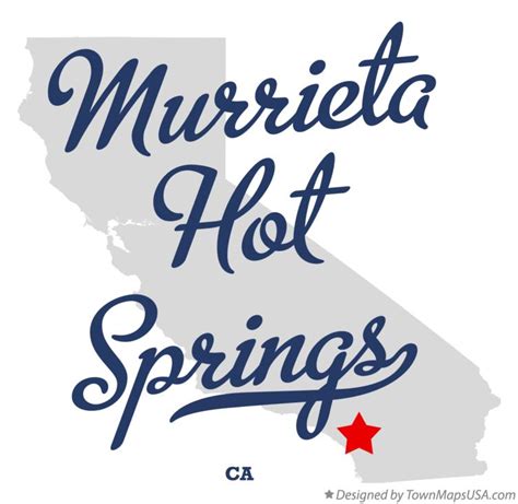 Map of Murrieta Hot Springs, CA, California