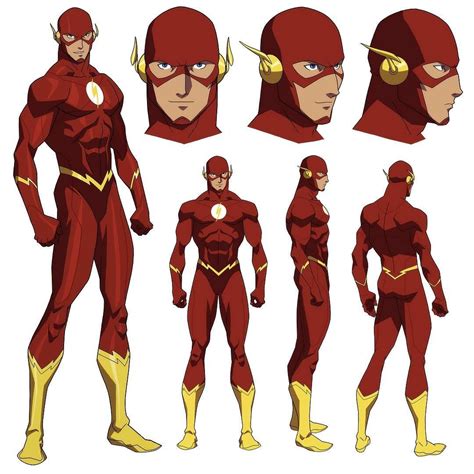 Flash model sheet from JL: War, 2012 #flash #wbanimation # ...