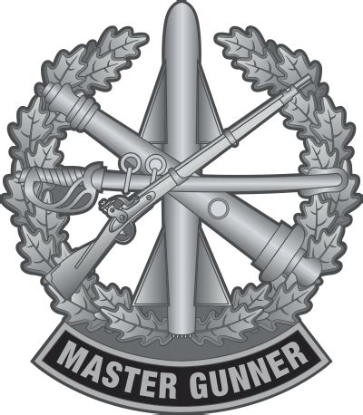 Master Gunner Badge Decal - Military Graphics