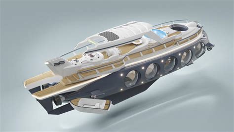 This Hybrid Superyacht-Submarine Concept Can Stay Underwater for up to Four Days