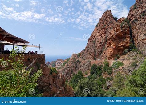 Piana Road in Western Coast of Corsica Island Stock Photo - Image of europe, western: 58013108