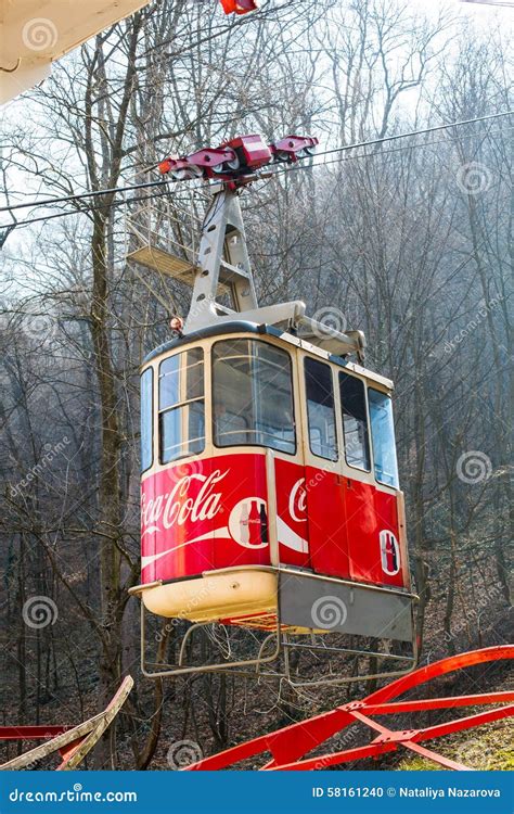 Mountain Tampa Cable Car in Brasov, Romania Editorial Image - Image of tram, peak: 58161240