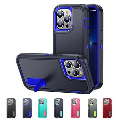 Shockproof iPhone 13 Pro Case Cover Heavy Duty with Stand Apple 13Pro ...