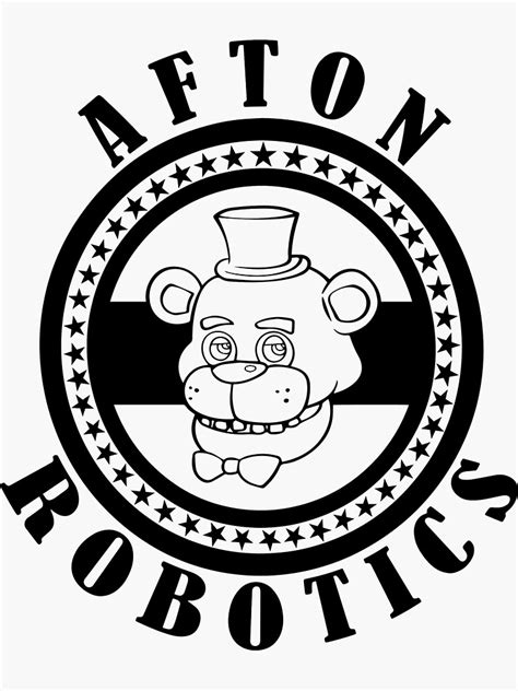 "Afton Robotics Logo" Sticker for Sale by AlexIsOffline | Redbubble