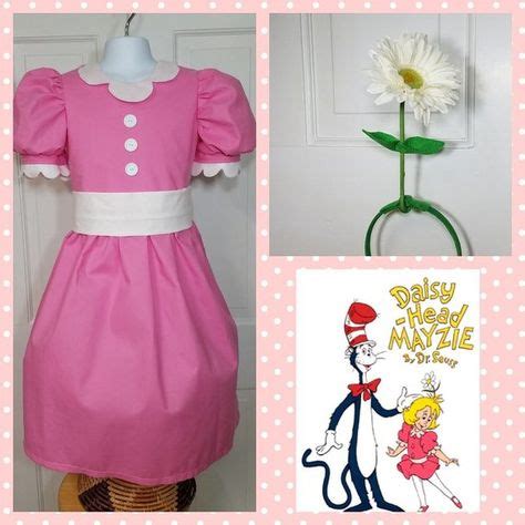 Daisy Head Mayzie, Daisy Head Mayzie Dress, Dr Seuss Daisy Head Mayzie, Party Dress, Character ...