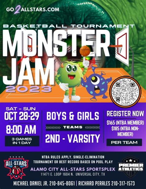 Monster Jam: Oct 28th-29th, 2023 | Alamo City All-Stars