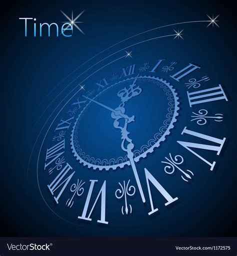 Abstract clock background - conceptual Royalty Free Vector