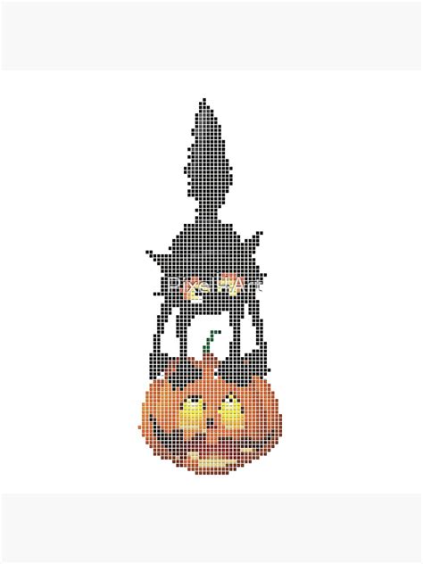 "Halloween Black Cat Pixel Art" Poster for Sale by Pixel4Art | Redbubble