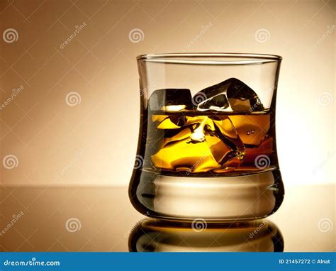 Whiskey on the rocks stock photo. Image of brown, malt - 21457272