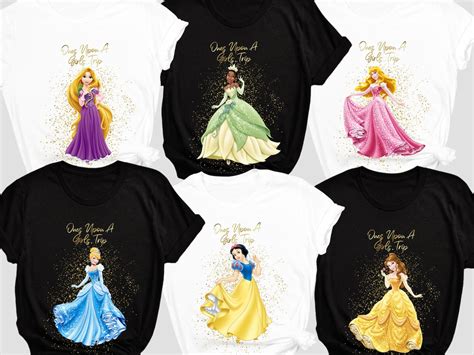 Disney Princess Shirt Women Disney Shirts Girls Trip 2021 | Etsy