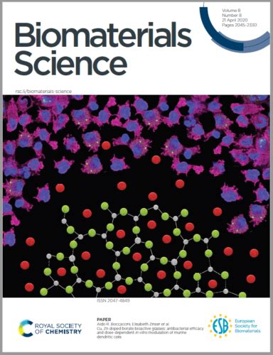 Our paper featured on the cover of “Biomaterials Science”, Vol. 8, issue 8 › Institute of ...