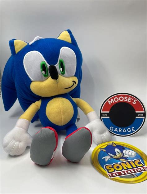 Sonic the Hedgehog Plush Sonic Blue 12" Stuffed SEGA Licensed Toy | #4629838248