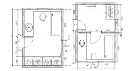 Modern Bathroom Design In AutoCAD File - Cadbull