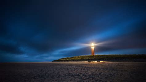 Sea Lighthouse Night - Free photo on Pixabay