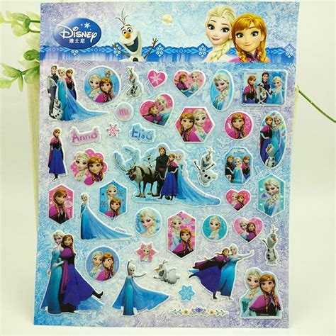 Elsa and Anna Stickers Elsa stickers for kids Frozen Birthday Favors 75 ...