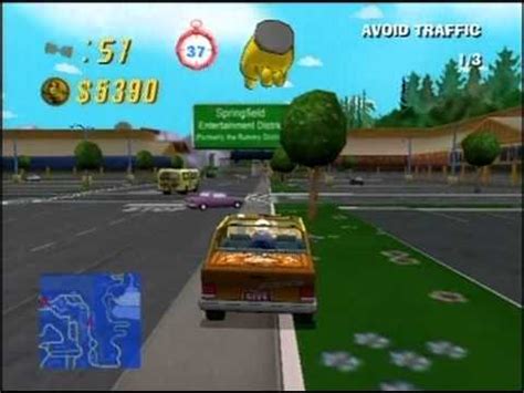 Canyonero - Thanksgiving Marge - Entertainment District (The Simpsons Road Rage Gameplay Part ...