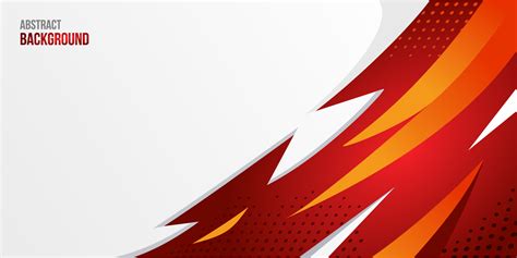 Red and yellow Dynamic power background vector image. Gaming theme ...