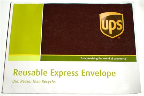 aNEW designs: Reusable UPS Envelope